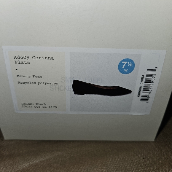 A New Day Women's Corinna Ballet Flats with Memory Foam Insole 7.5 wide - Picture 4 of 10